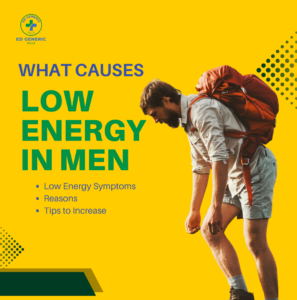 low energy of men